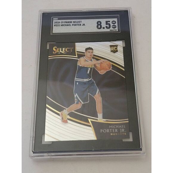 Panini Select 2018-19 Michael Porter Jr. Nuggets  Rookie RC SGC 8.5 #231 - Picture 1 of 2